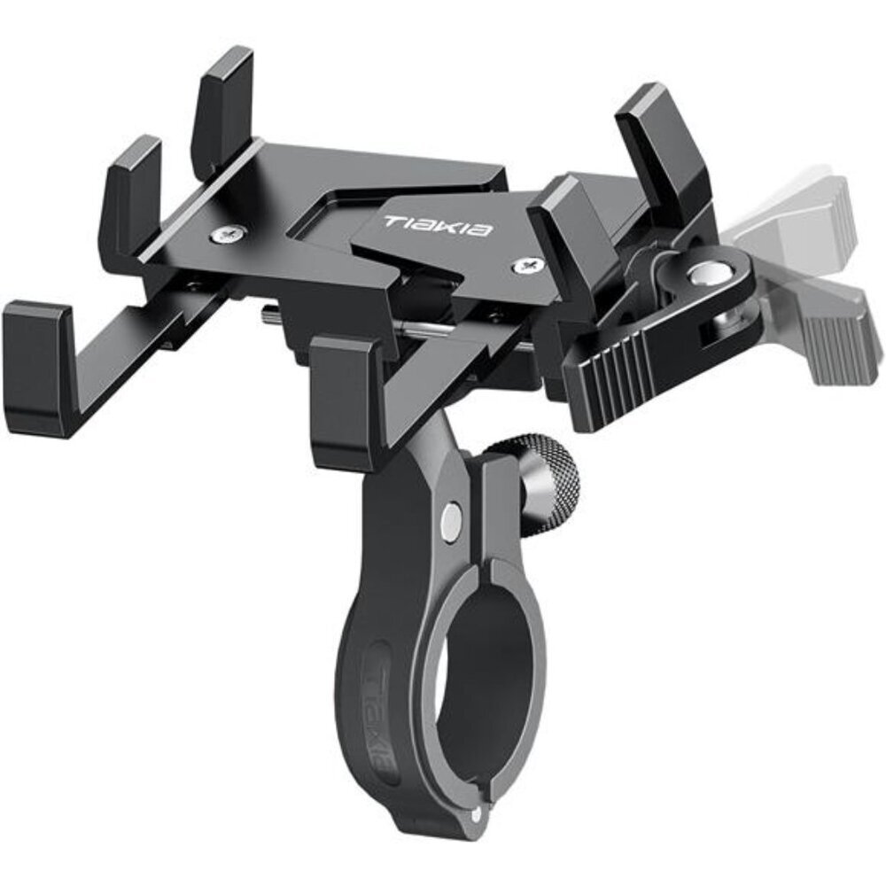 Bike Phone Mount Holder, Aluminum Motorcycle Phone Mount, Handlebar Mounted Cell